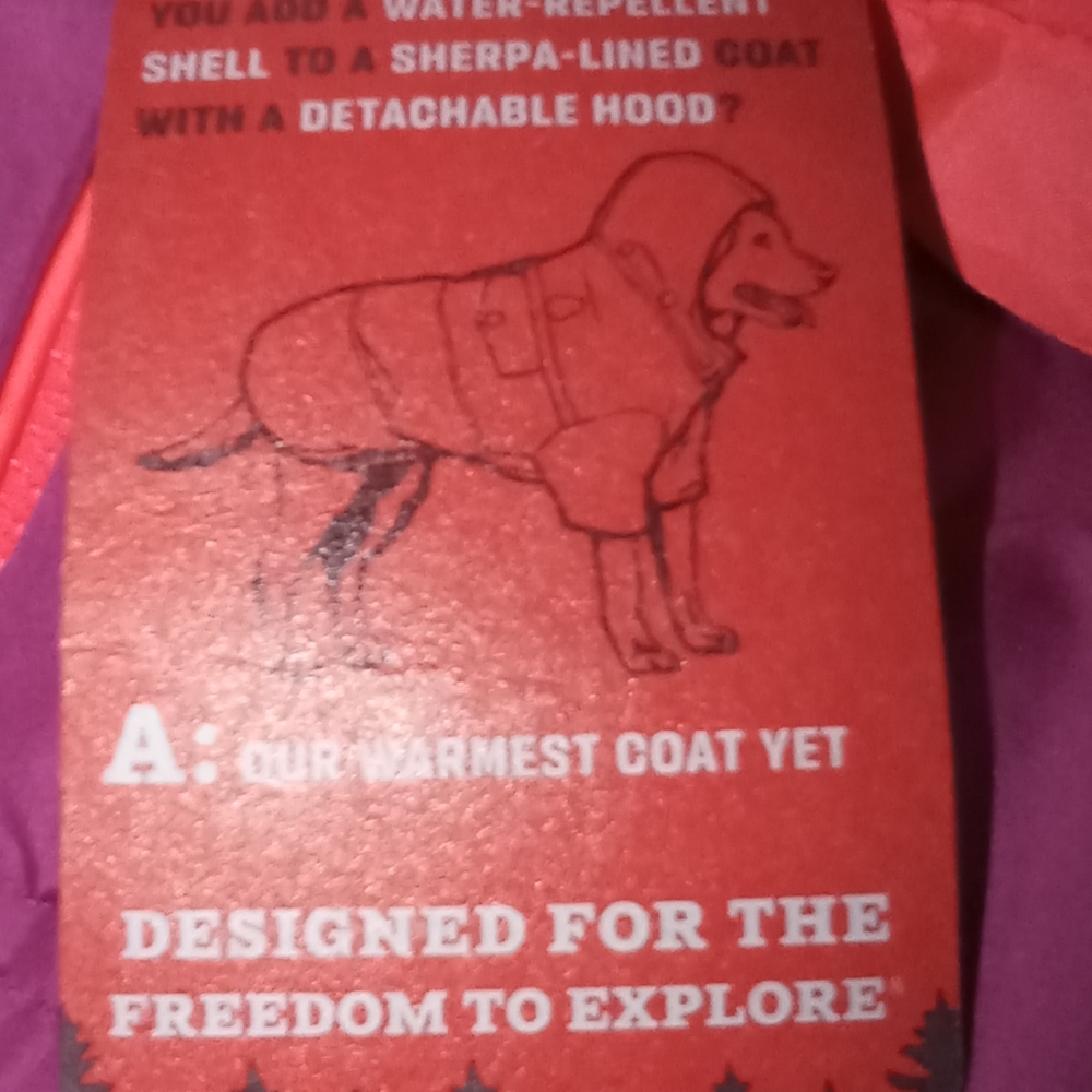 3 pc. DOG APPEARL REVERSIBLE COAT